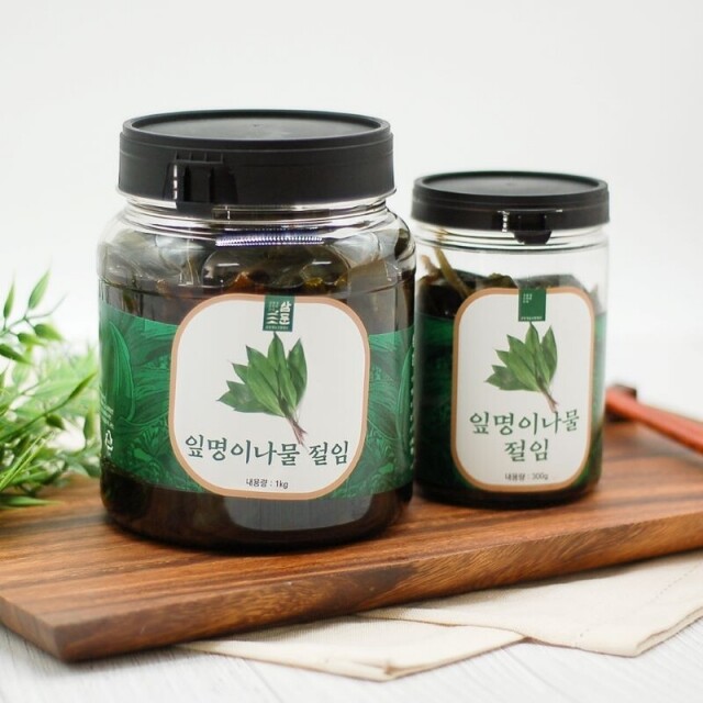 강원더몰,강원도 홍천 삼둔농원 명이나물 절임 장아찌 1kg  /300g