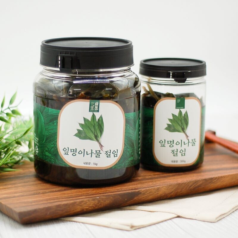 삼둔 영농조합법인,강원도 홍천 삼둔농원 명이나물 절임 장아찌 1kg  /300g