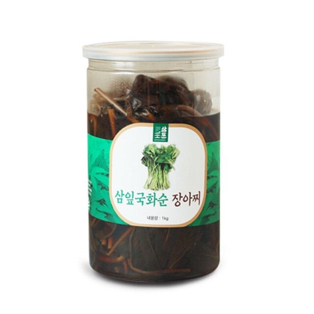 강원도 홍천 삼잎국화나물 키다리나물 장아찌 1kg